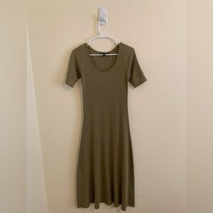 Lauren Ralph Lauren Vintage Khaki Midi Dress